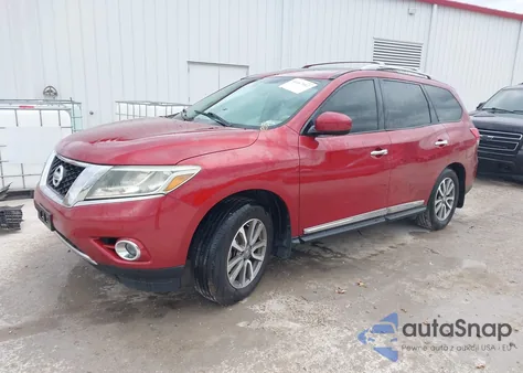 2014 Nissan Pathfinder Sl из США, поврежденный, VIN 5N1AR2MM1EC687848